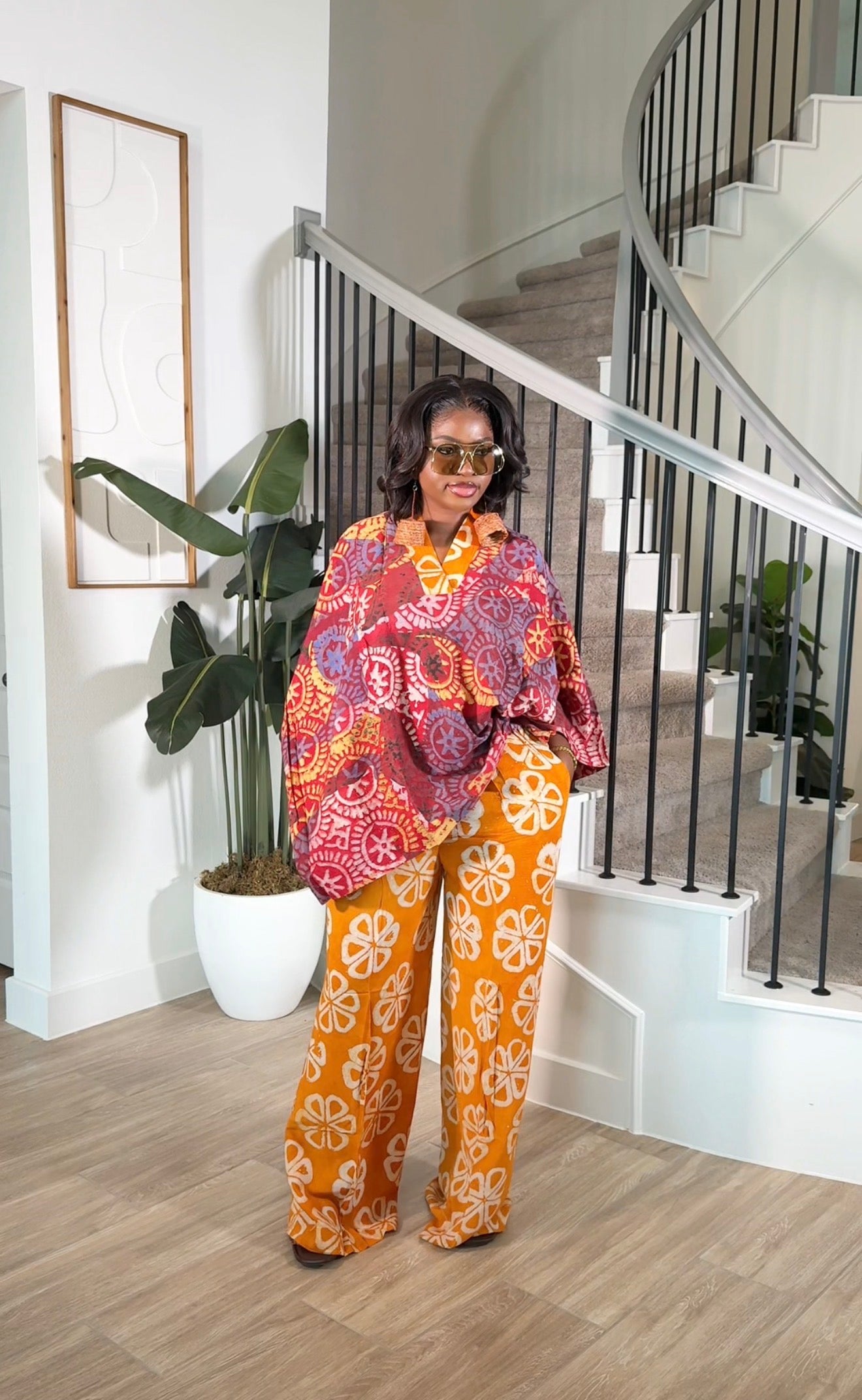Adire chic set