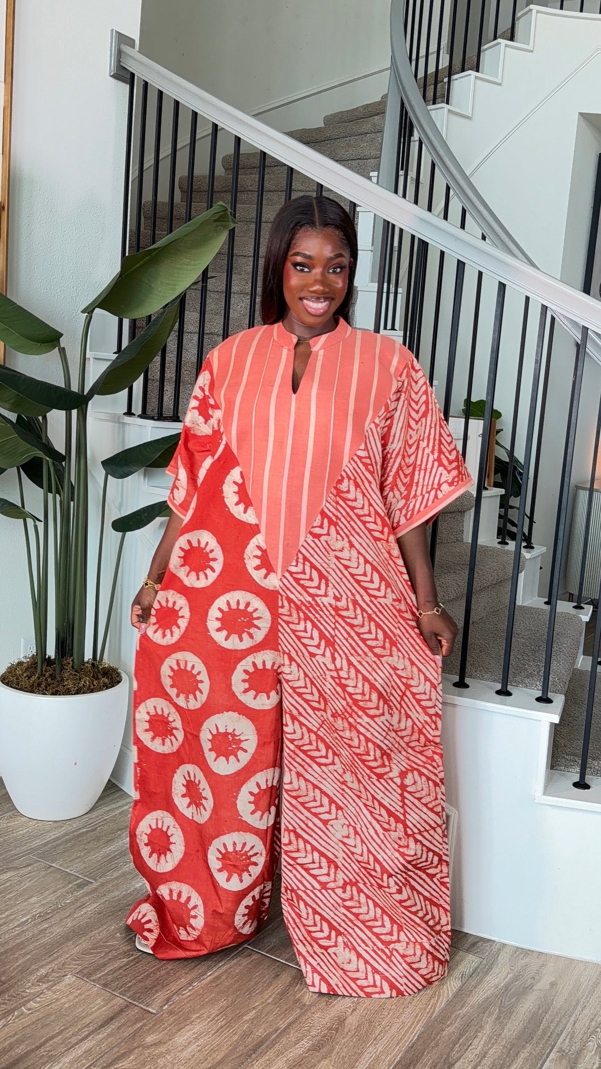 AA Adire X Asoke oversized jumpsuit