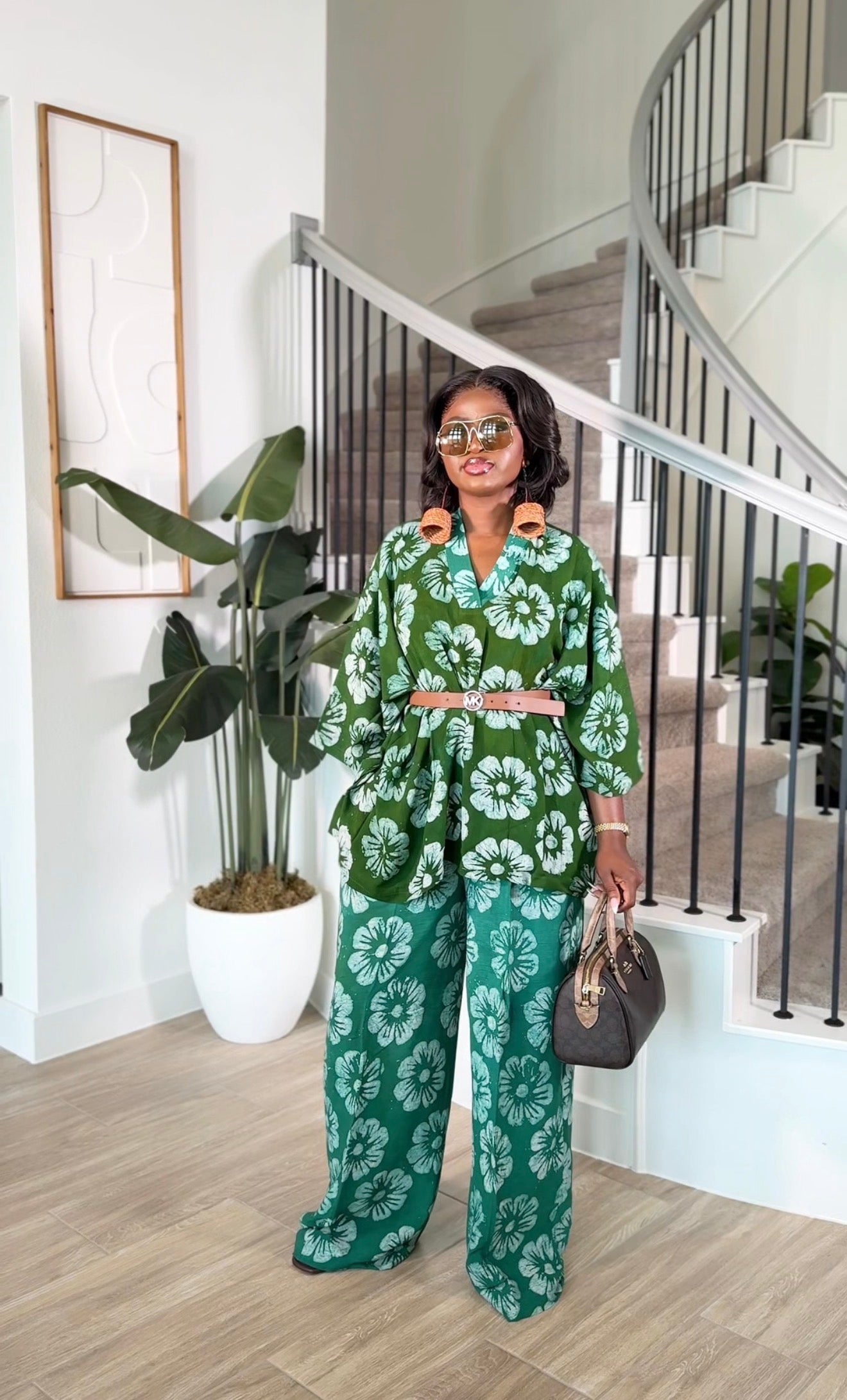Adire chic set