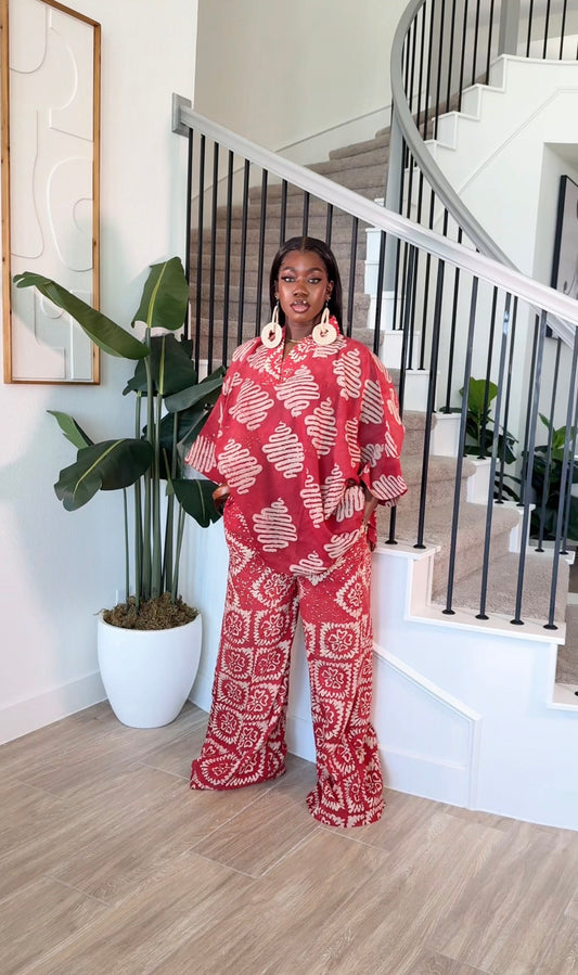 Adire chic set