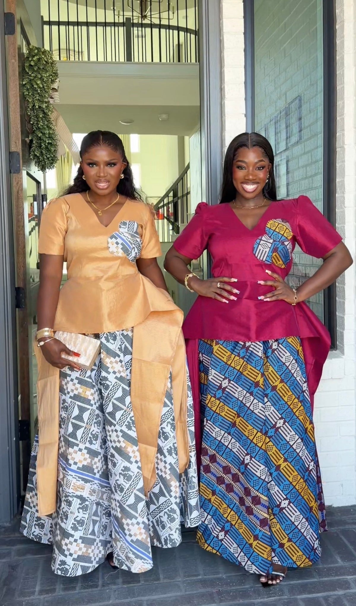 AA Akwaete skirt set