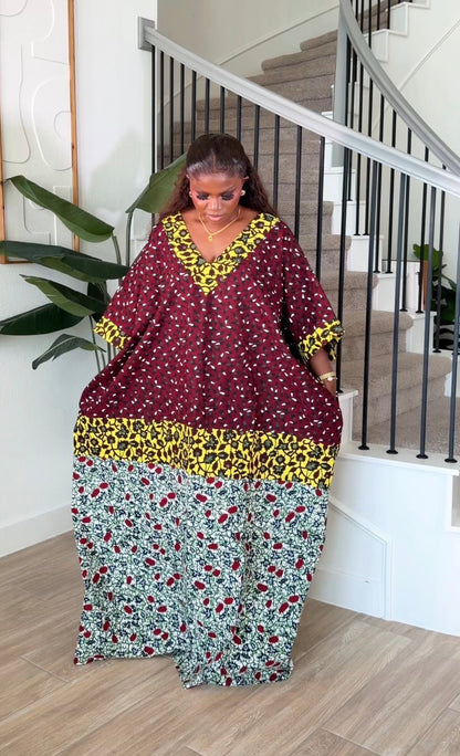 AA Ankara vintage dress