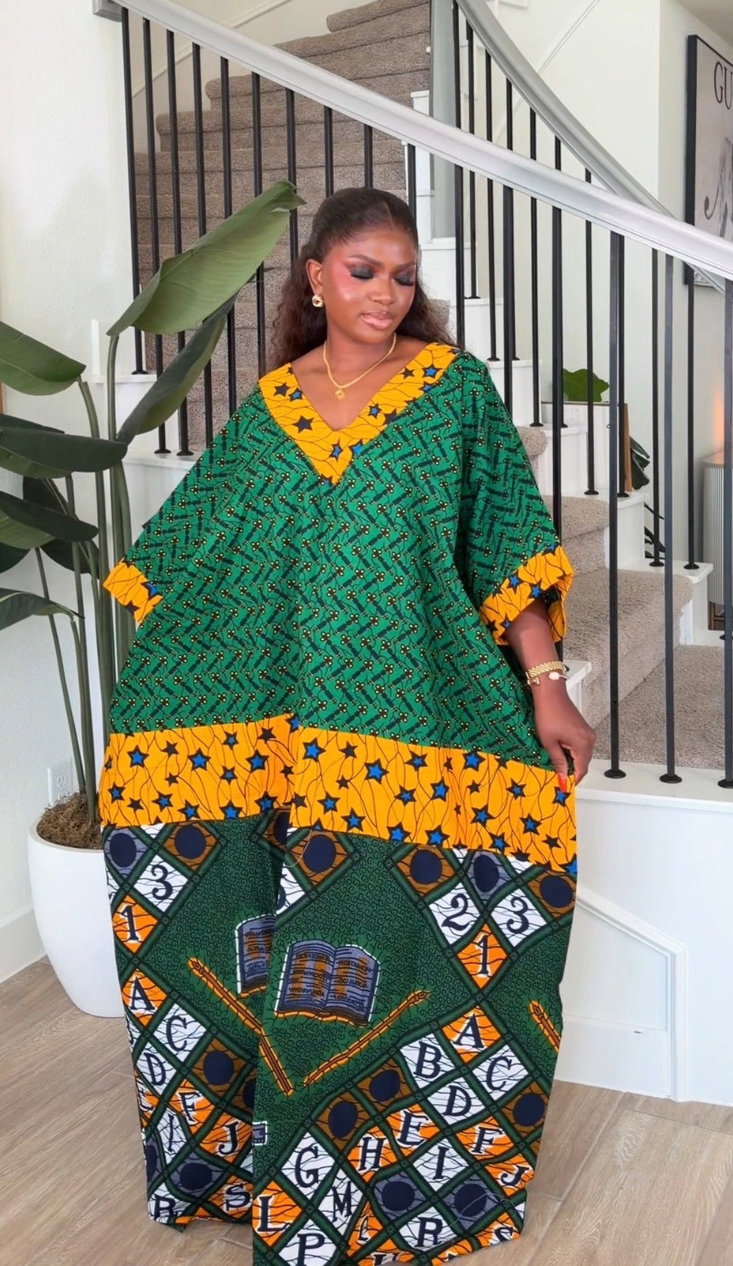 AA Ankara vintage dress