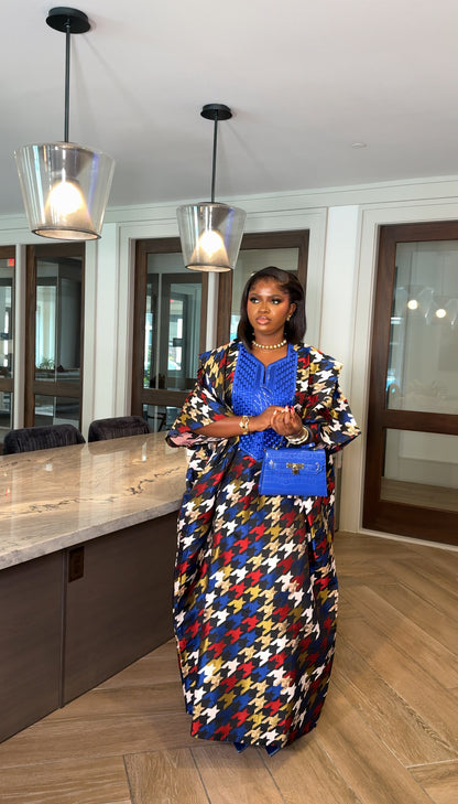 Aziza Agbada midi dress