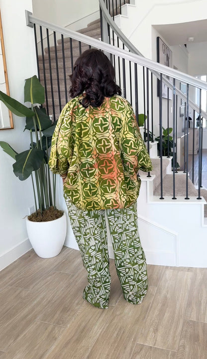 Adire chic set