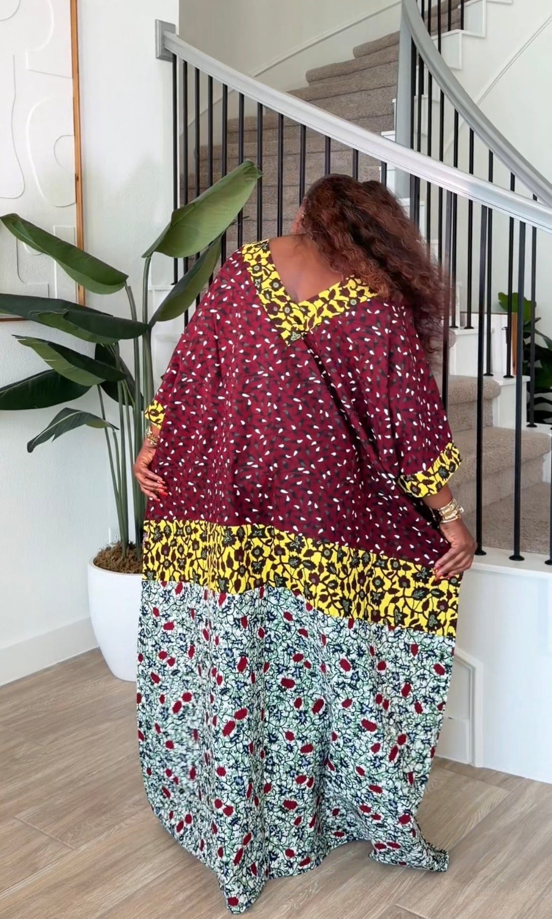 AA Ankara vintage dress