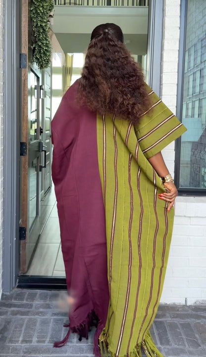 AA Aso Oke Jola kaftan