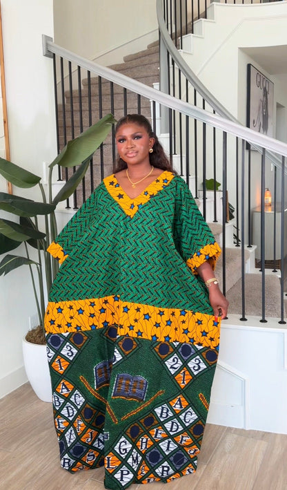 AA Ankara vintage dress