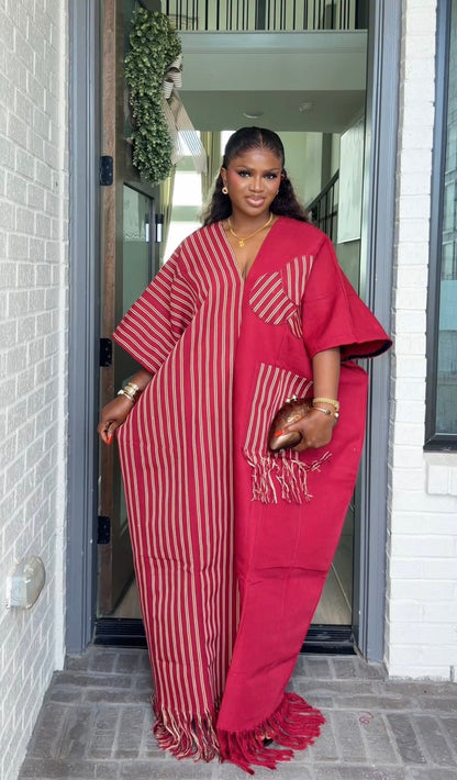 AA Aso Oke Jola kaftan