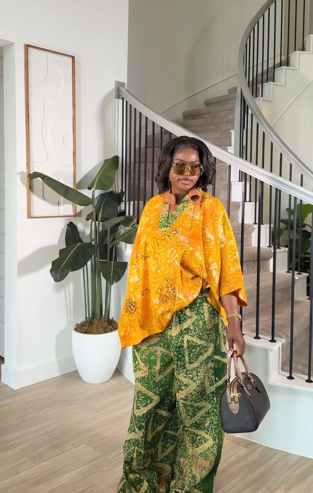 Adire chic set