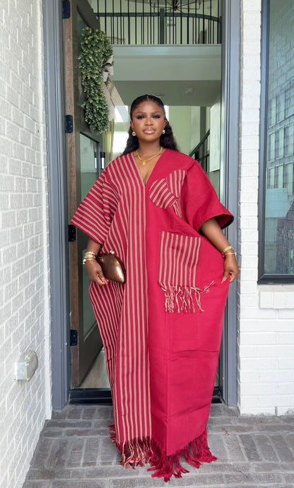 AA Aso Oke Jola kaftan