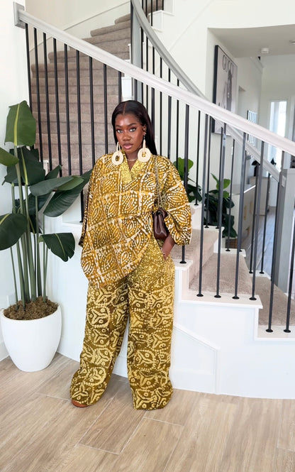 Adire chic set