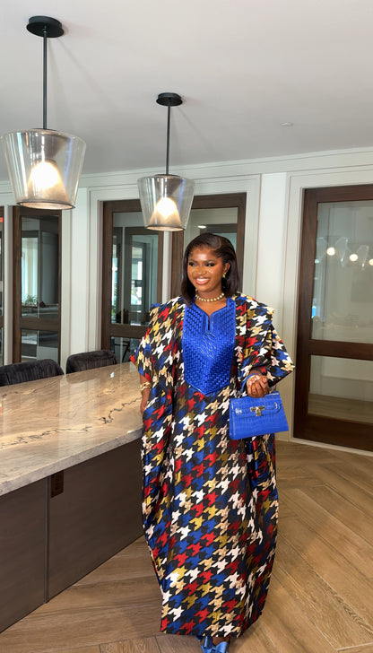 Aziza Agbada midi dress