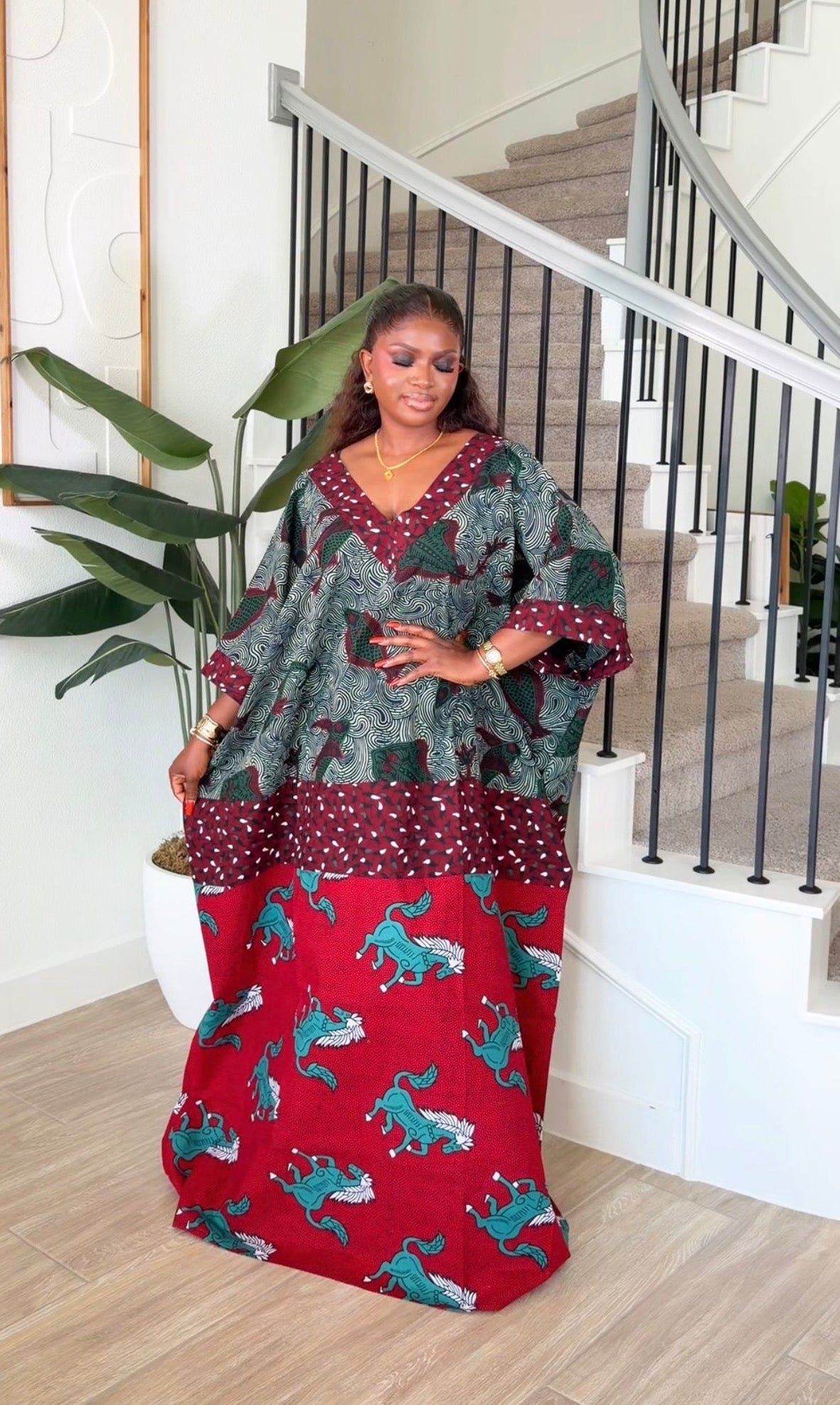 AA Ankara vintage dress