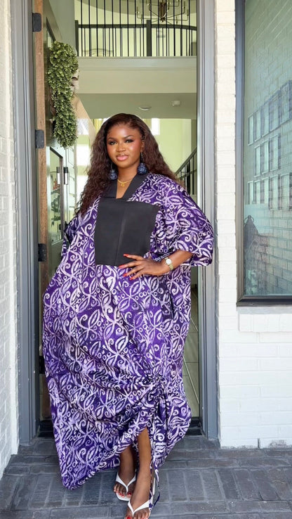 AA Adire X Asoke kaftan
