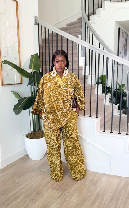 Adire chic set