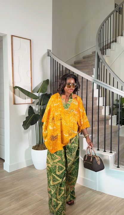 Adire chic set