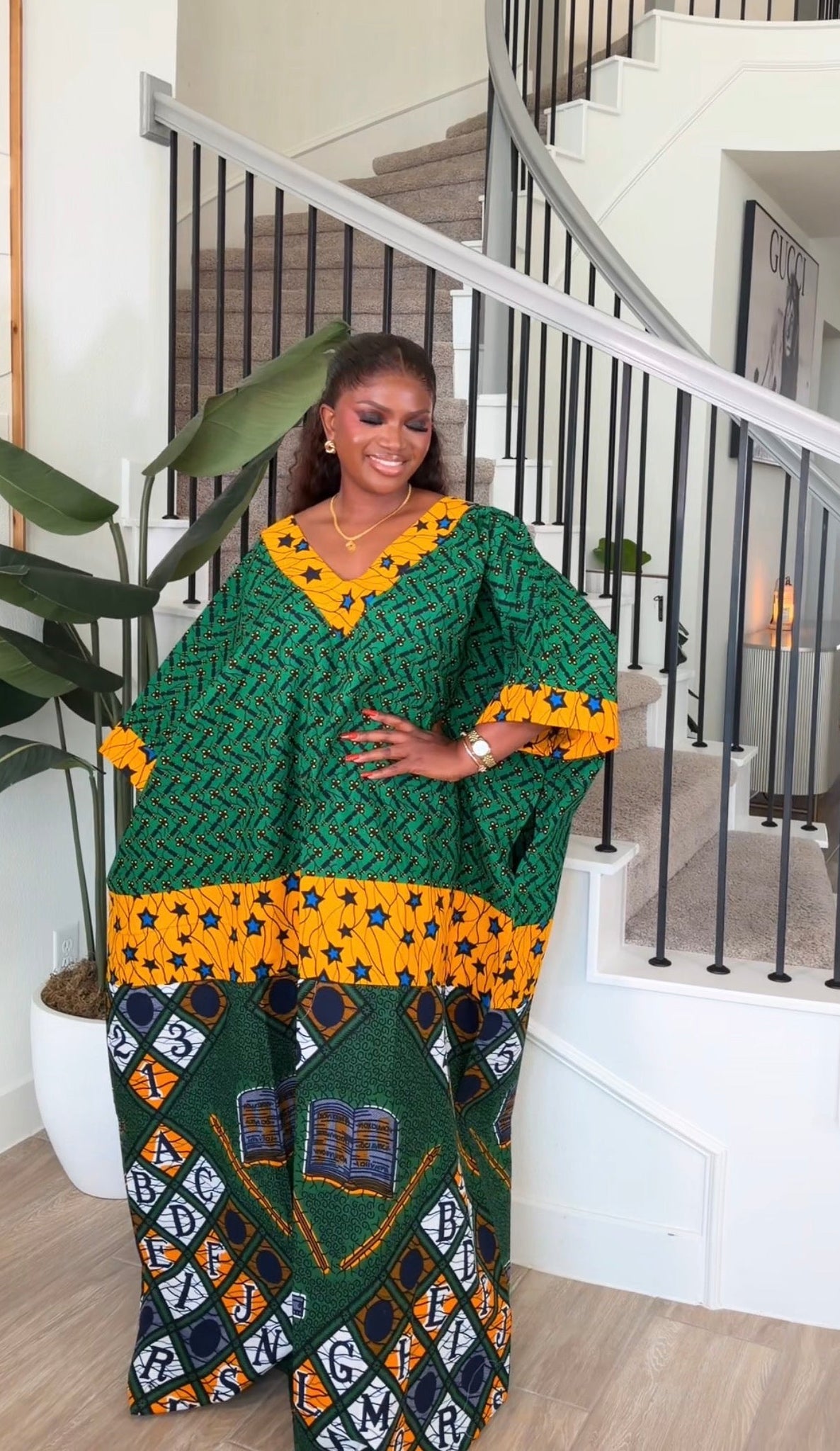 AA Ankara vintage dress