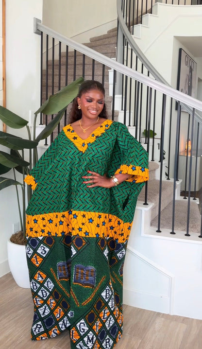 AA Ankara vintage dress