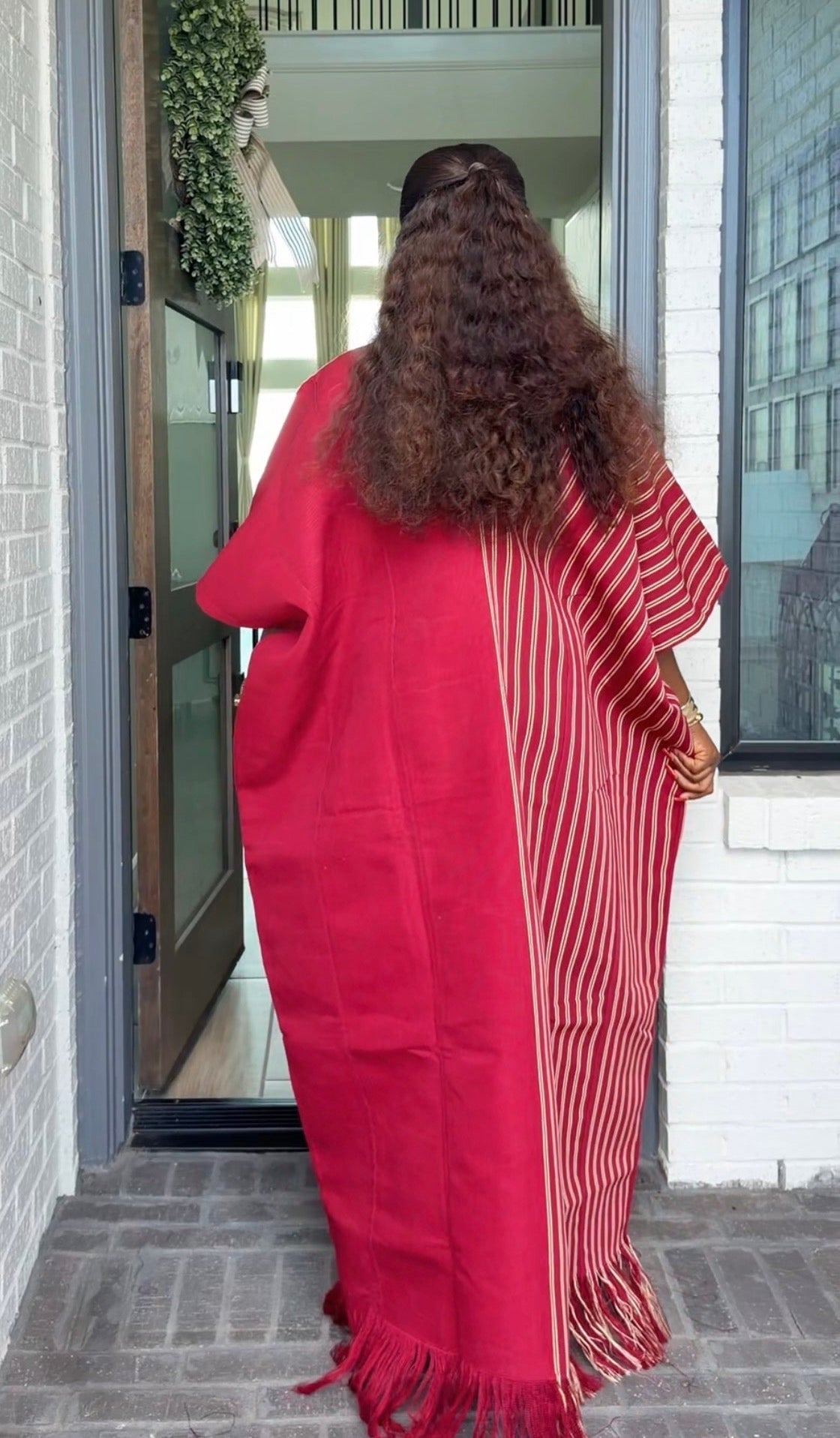 AA Aso Oke Jola kaftan