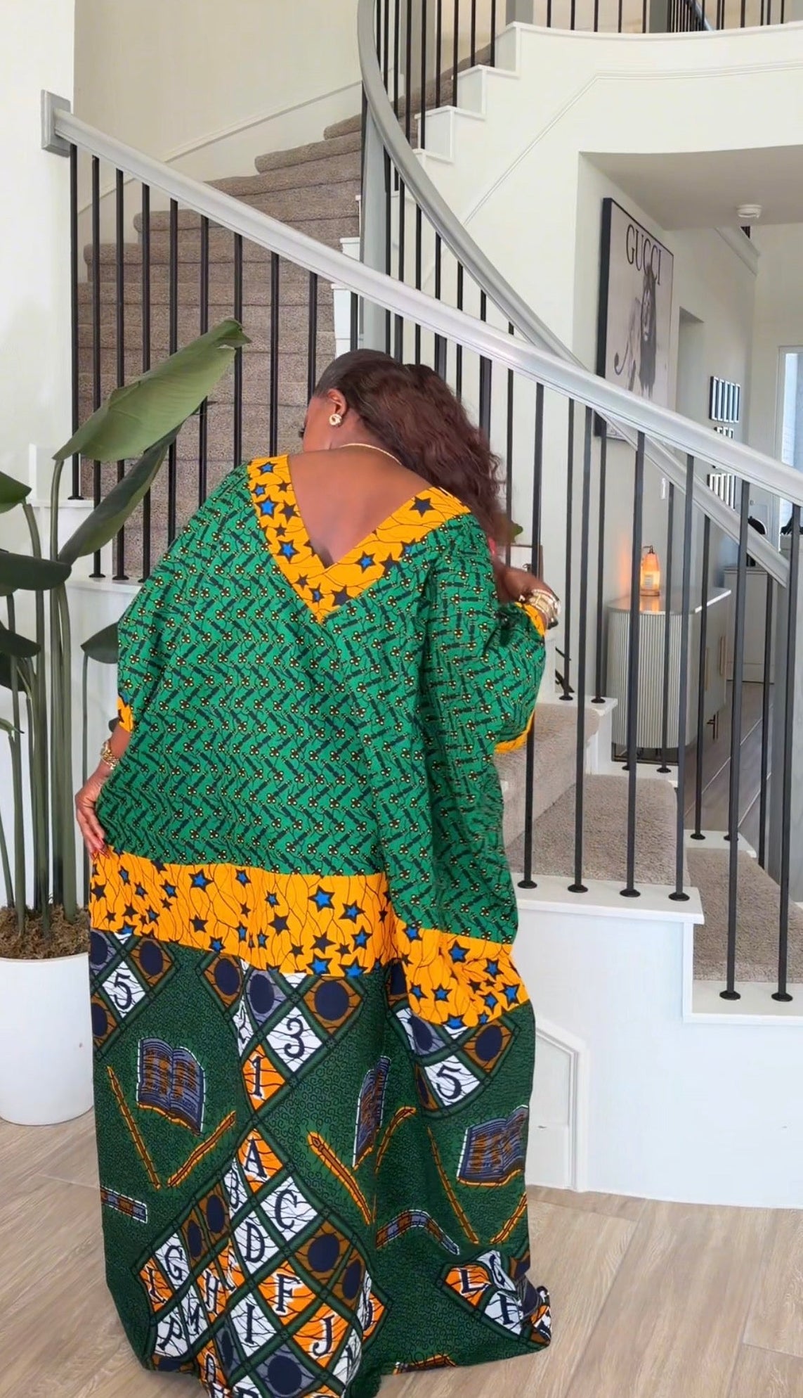 AA Ankara vintage dress