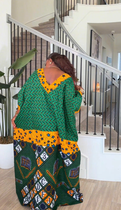 AA Ankara vintage dress