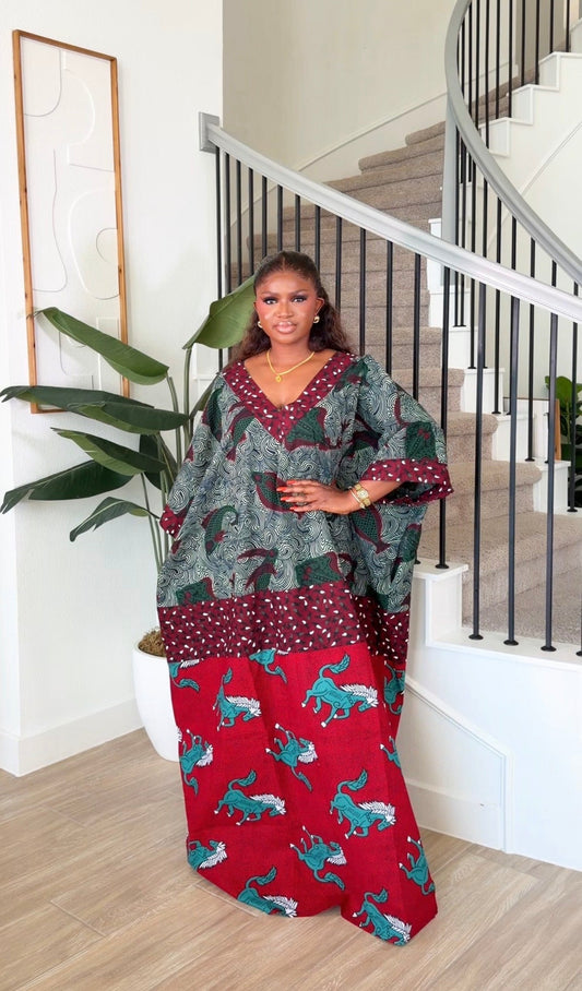AA Ankara vintage dress
