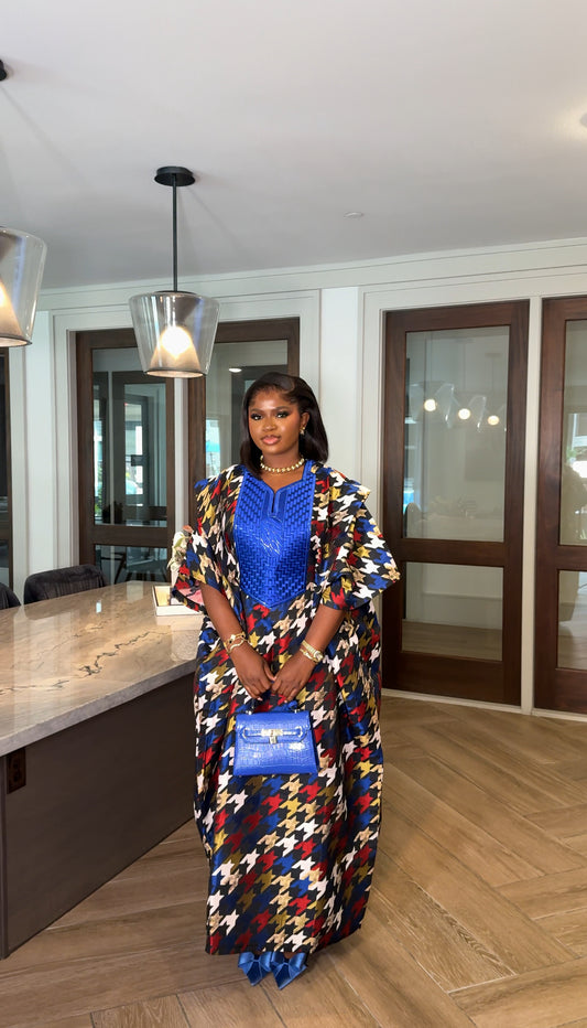 Aziza Agbada midi dress