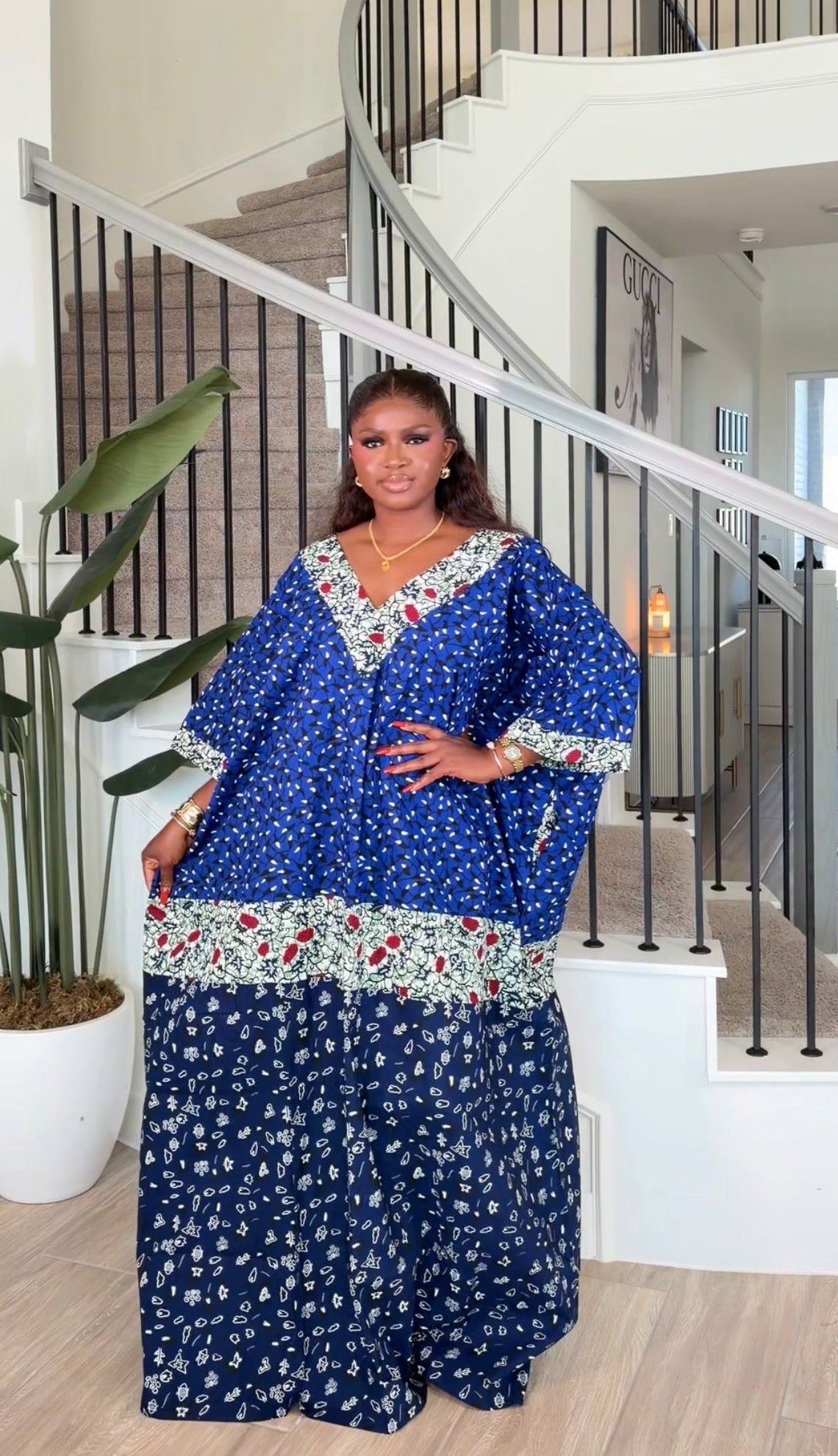 AA Ankara vintage dress