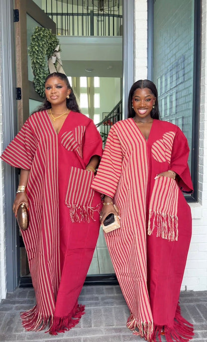 AA Aso Oke Jola kaftan