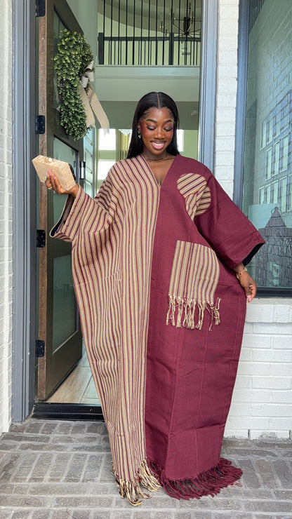 AA Aso Oke Jola kaftan