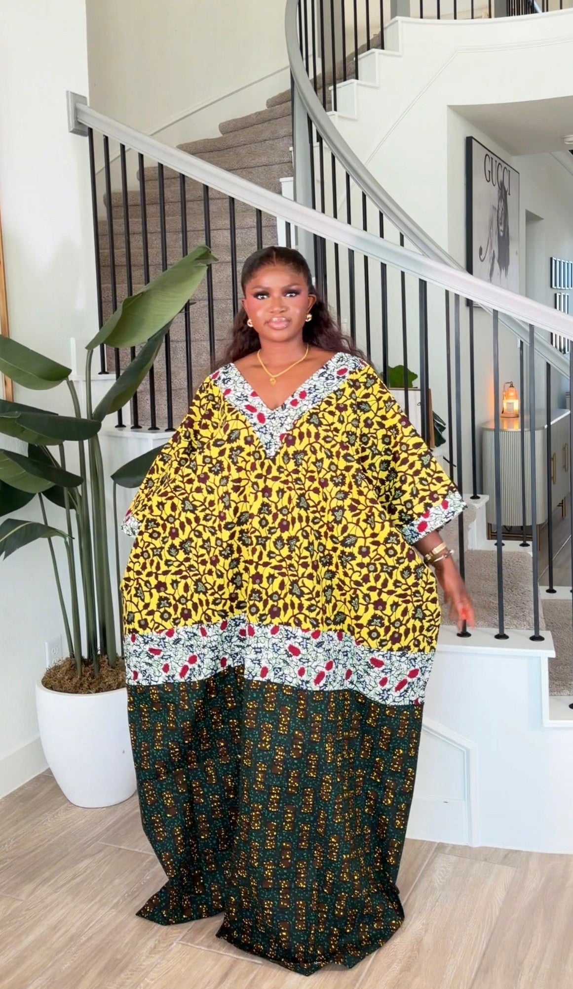 AA Ankara vintage dress