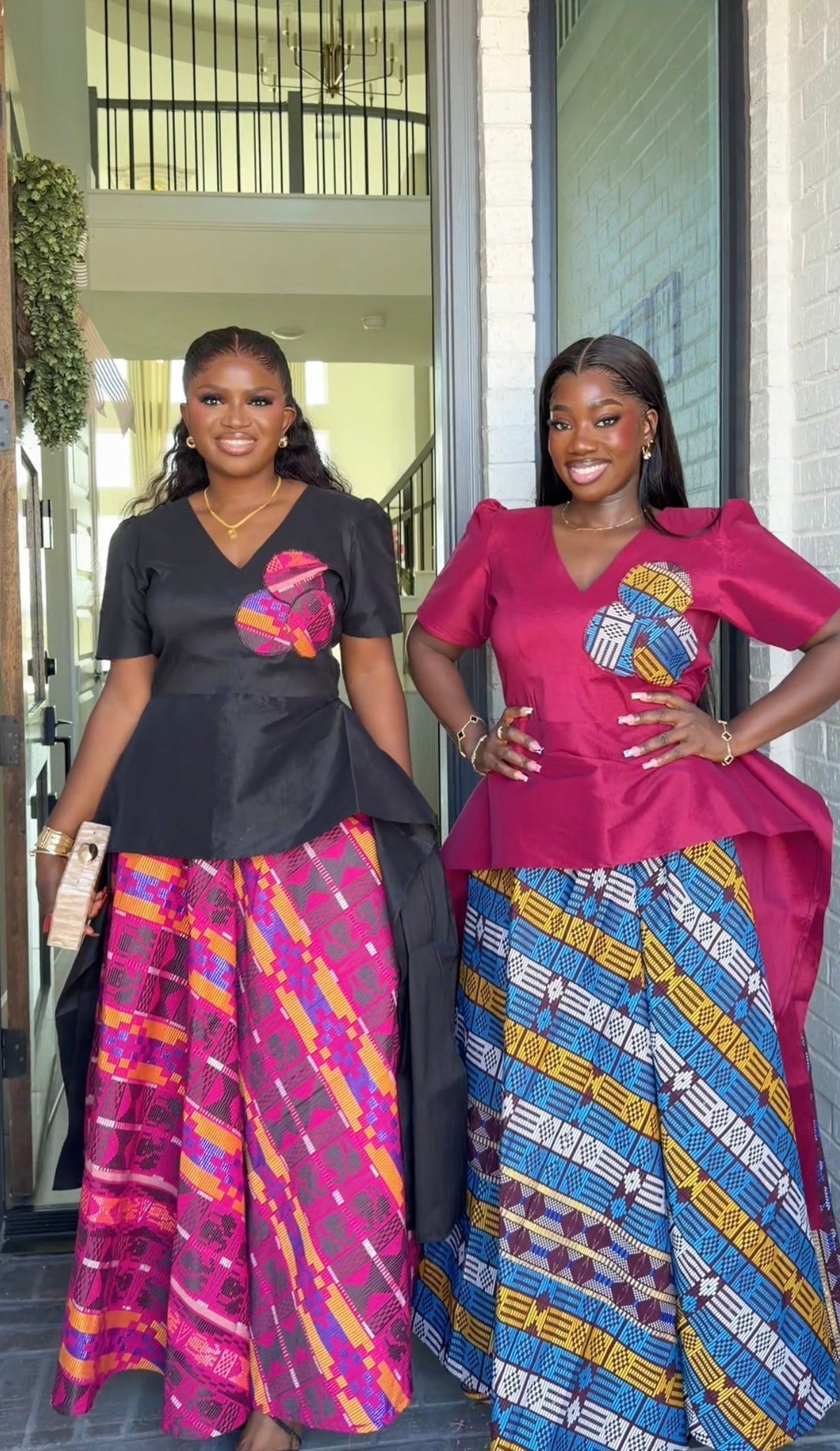 AA Akwaete skirt set