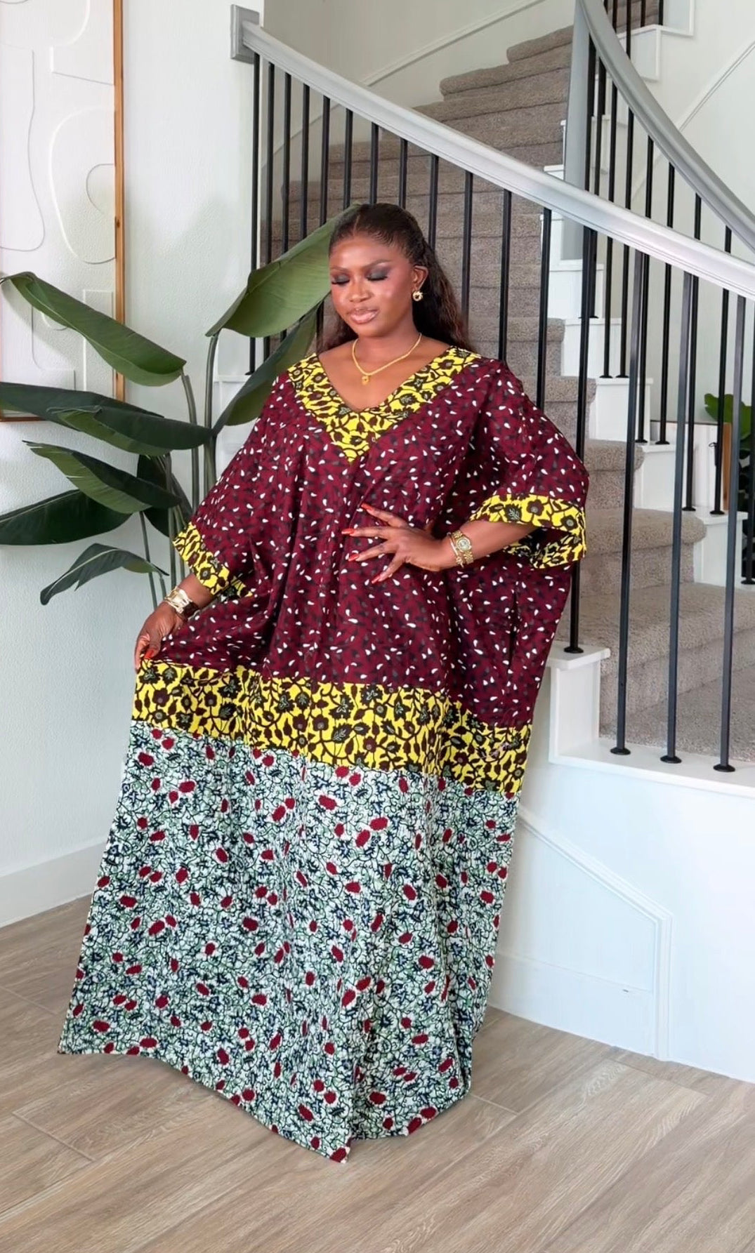 AA Ankara vintage dress