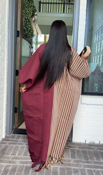 AA Aso Oke Jola kaftan