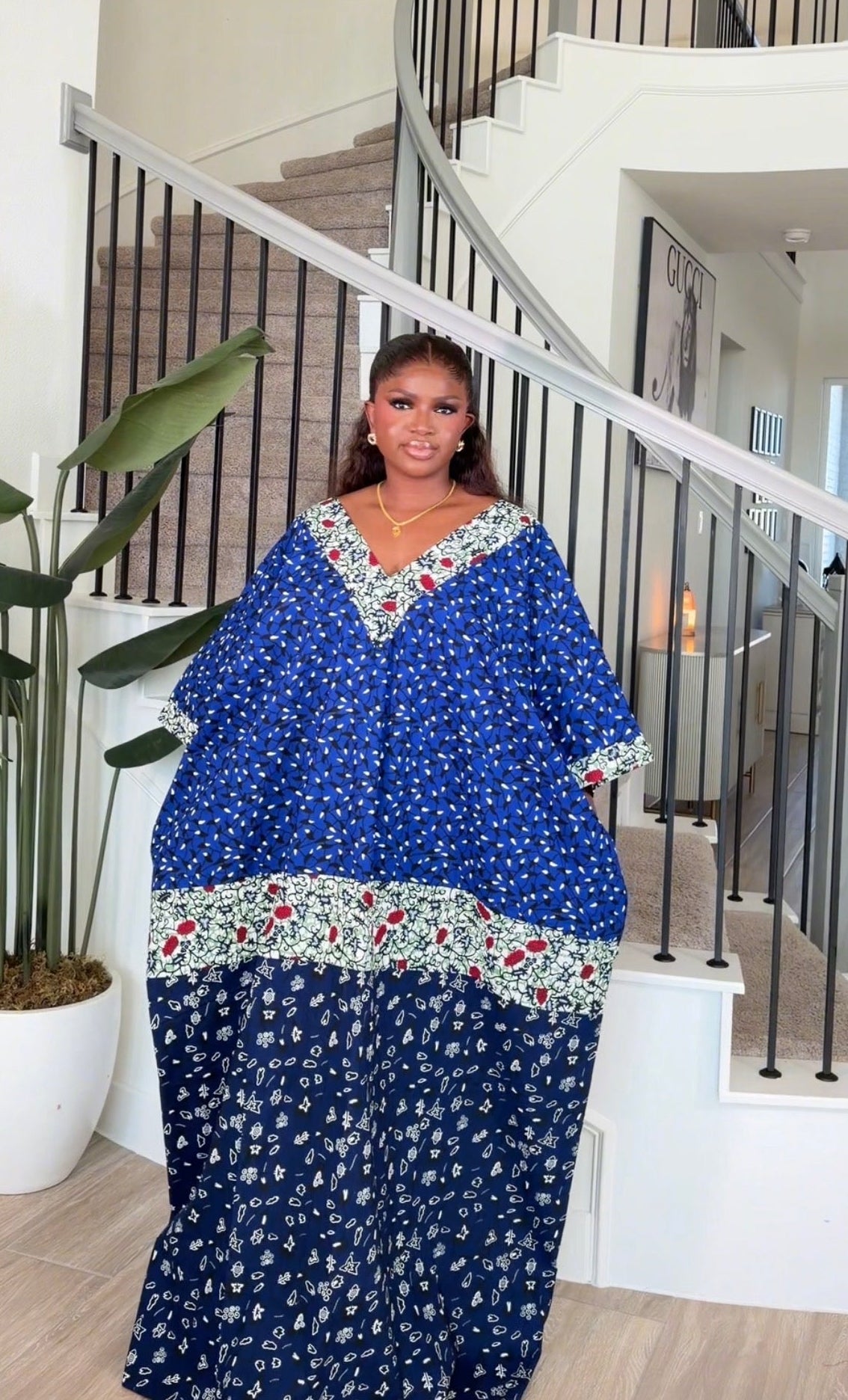 AA Ankara vintage dress