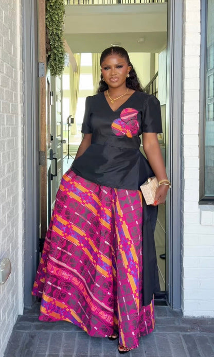 AA Akwaete skirt set