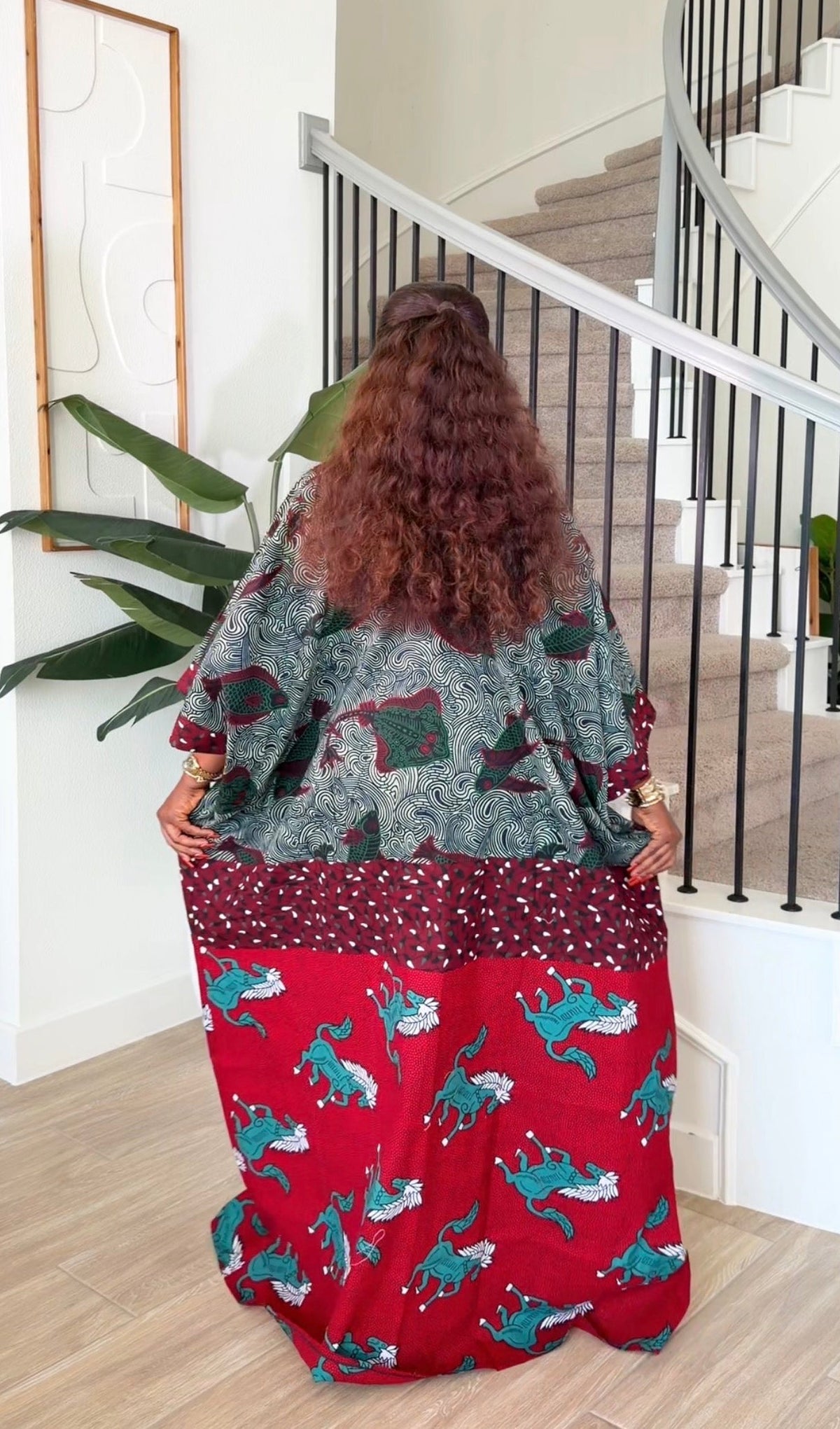 AA Ankara vintage dress