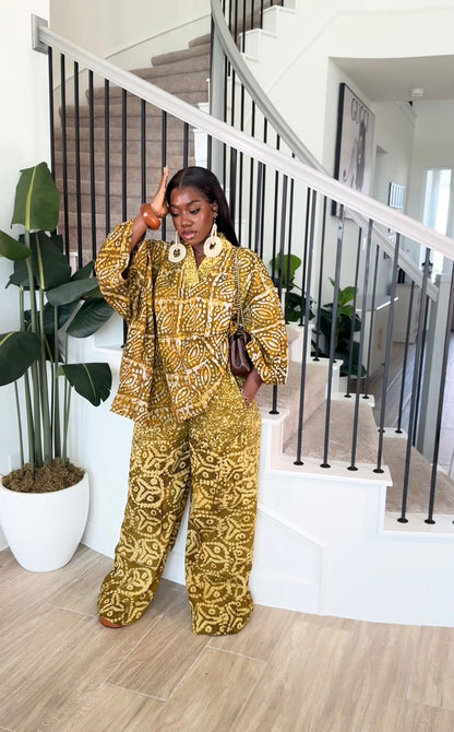 Adire chic set