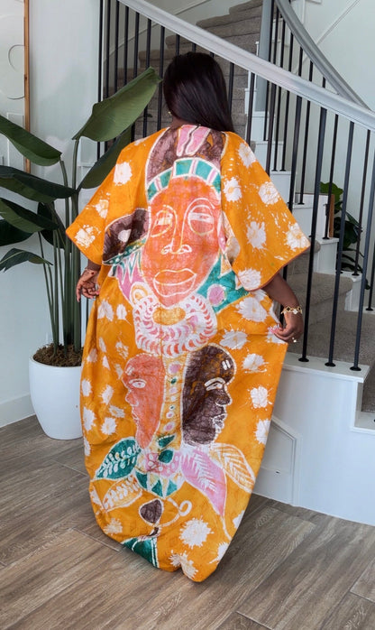 AA Adire brocade artwork