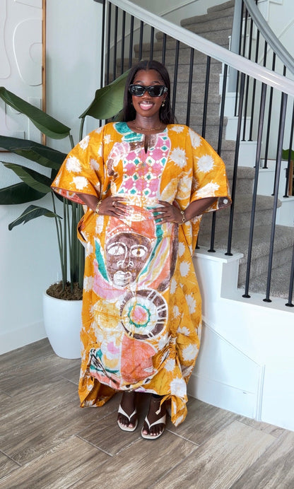 AA Adire brocade artwork