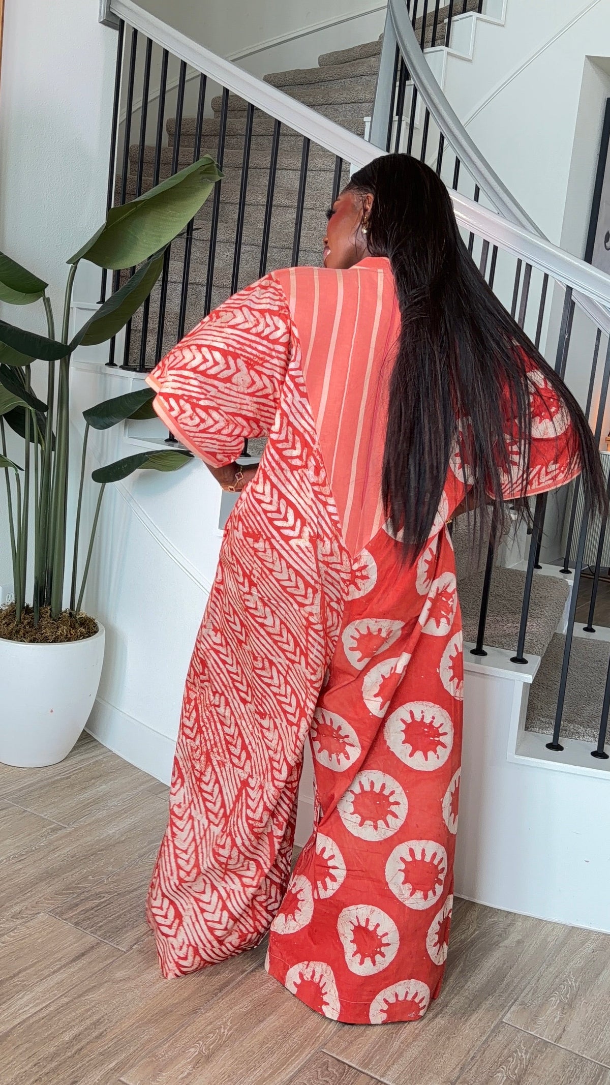 AA Adire X Asoke oversized jumpsuit