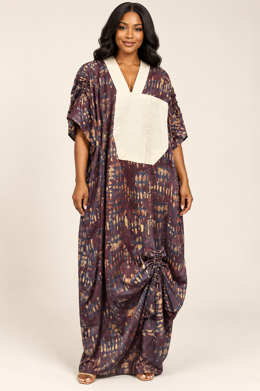 AA Adire X Asoke kaftan