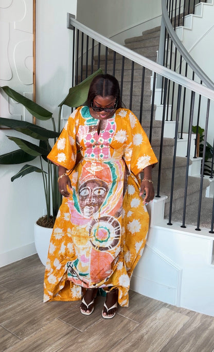 AA Adire brocade artwork