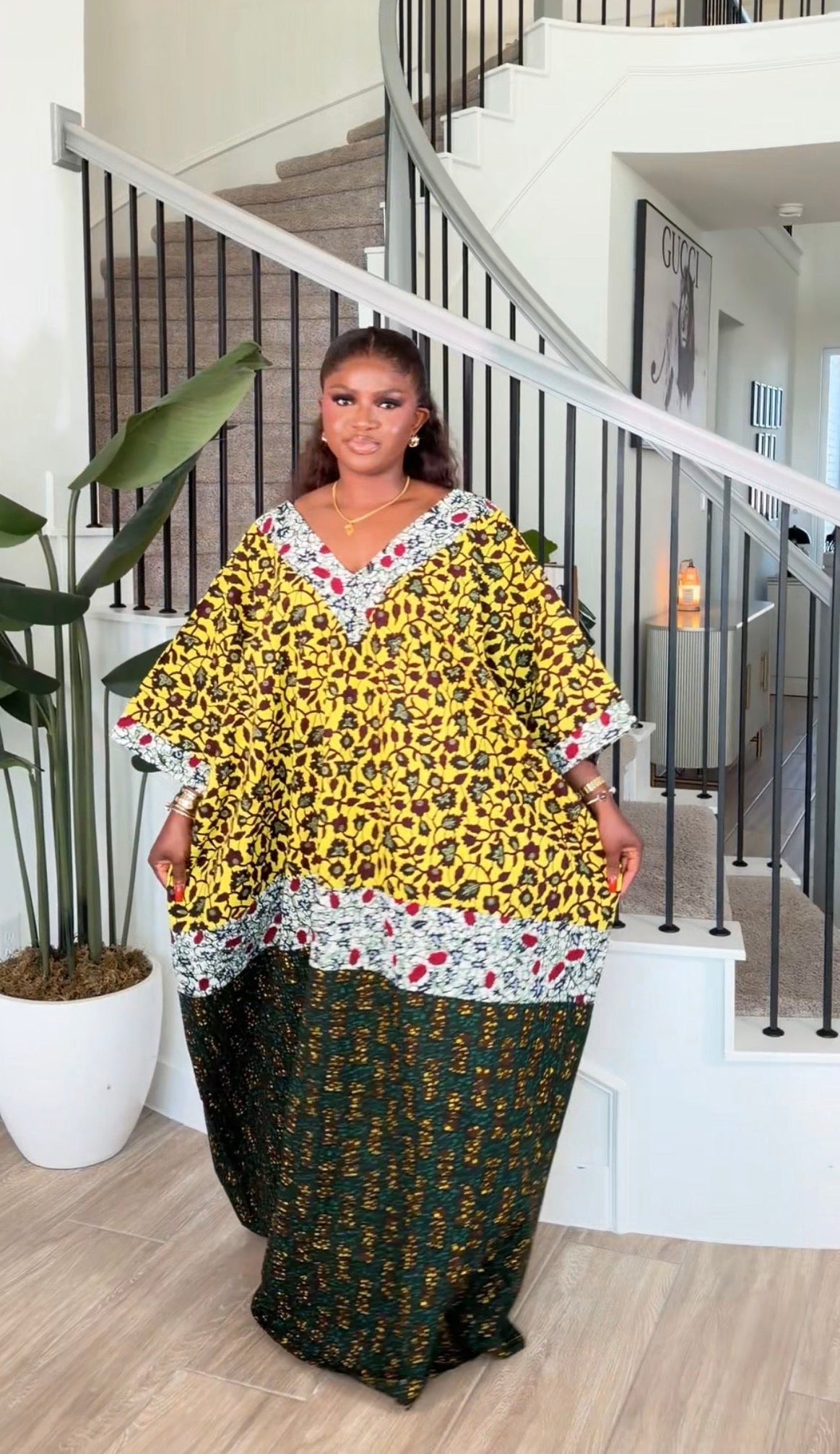 AA Ankara vintage dress