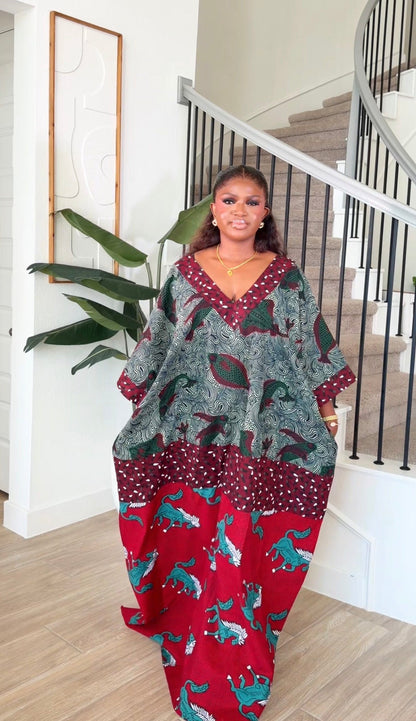 AA Ankara vintage dress