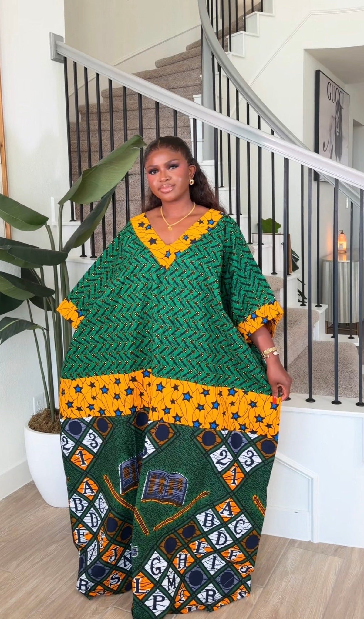 AA Ankara vintage dress