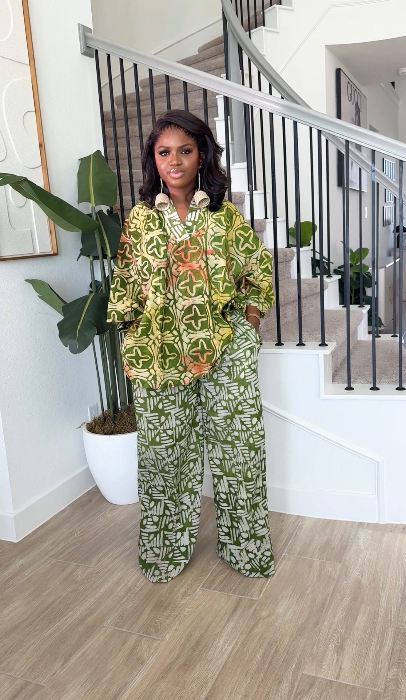 Adire chic set