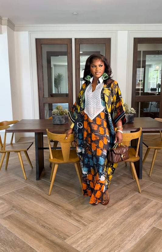 Adire X Asoke dress