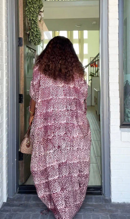 AA Adire X Asoke kaftan